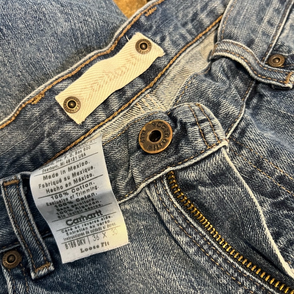 Carhartt Light Blue Denim Pants 36x30